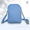 Bolso bandolera de mezclilla impermeable con forma de búho